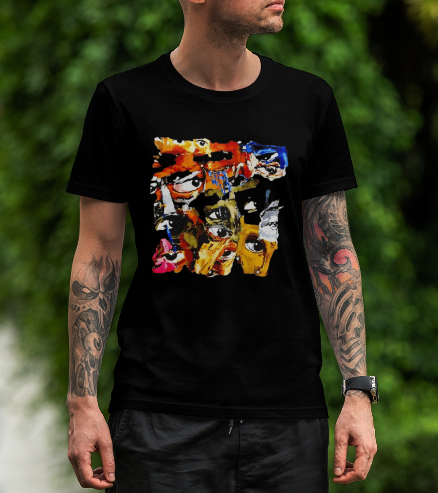 J Cole 4 Your Eyez Only Album Cover Collage Eyes Music T-Shirt