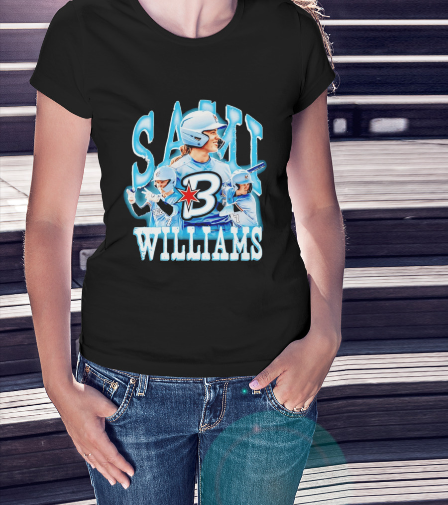 Sami Williams Chicago Bandits Softball Player Star Jersey Number 7 T-Shirt