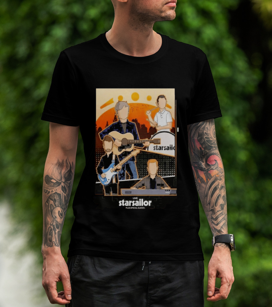 Starsailor Live Plus Special Guests July 25 2026 Old Market Place Warrington Concert Event T-Shirt