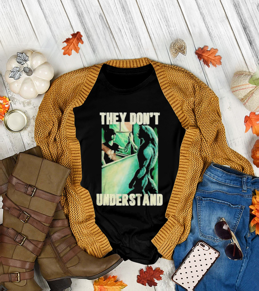They Don't Understand Werewolf Mirror Reflection T-Shirt