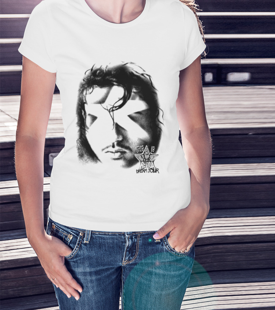 Fuerza Regida Star Face Black T-Shirt