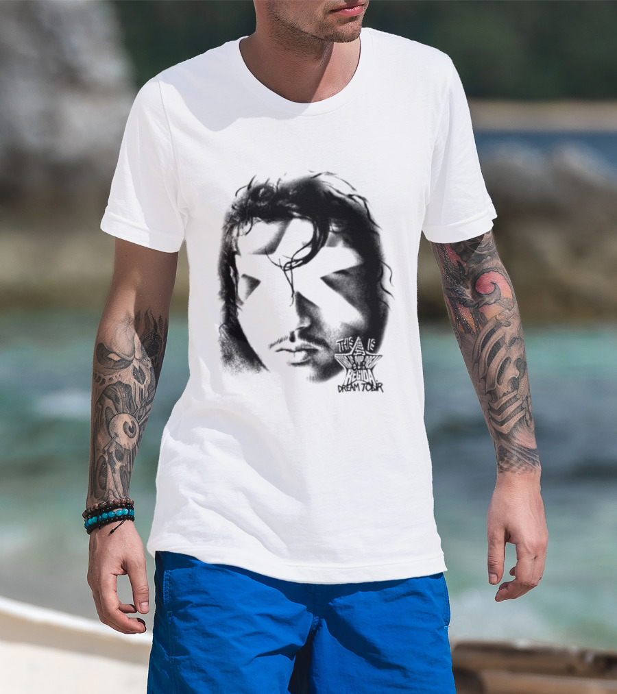 Fuerza Regida Star Face Black T-Shirt