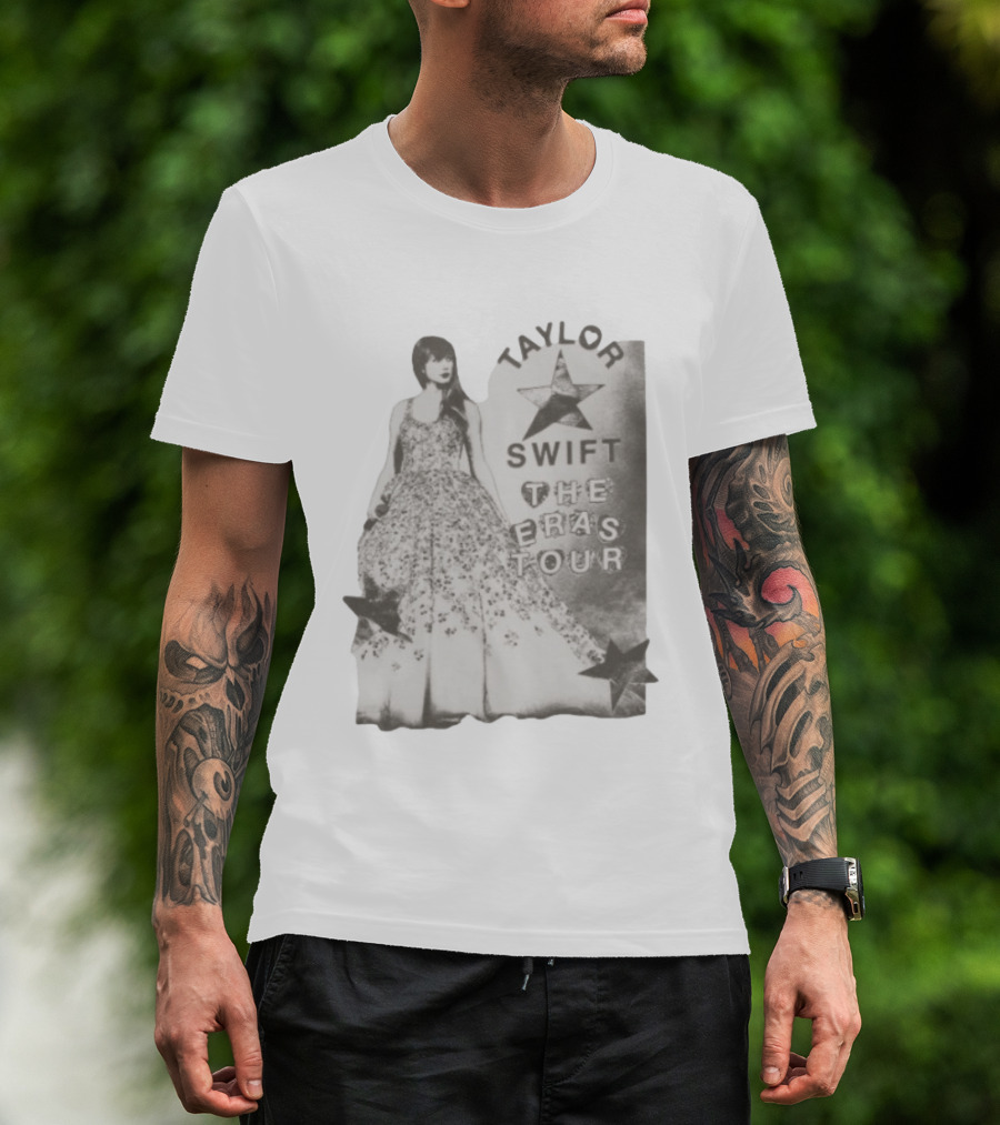 Taylor Swift The Eras Tour Oversized Photo Taylor Swift Store T-Shirt