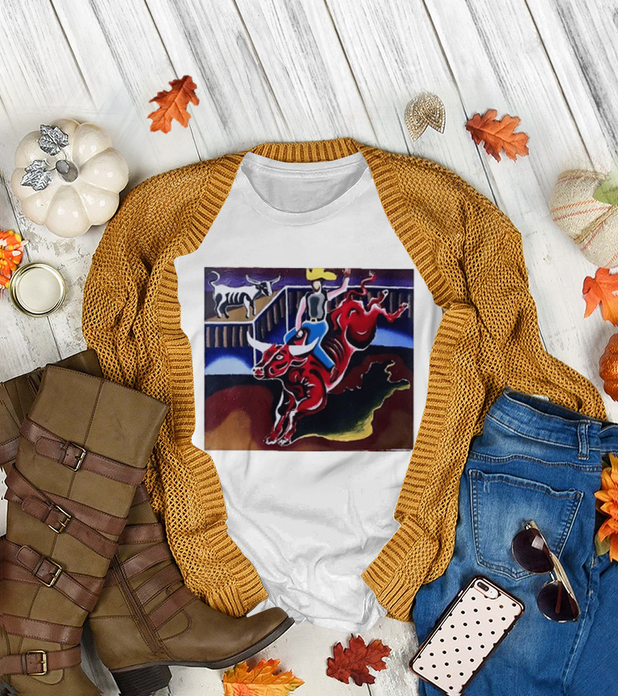 I Went To A Rodeo And All I Got Was A Shitty Rage Former Cowboy Bull Riding Rodeo T-Shirt