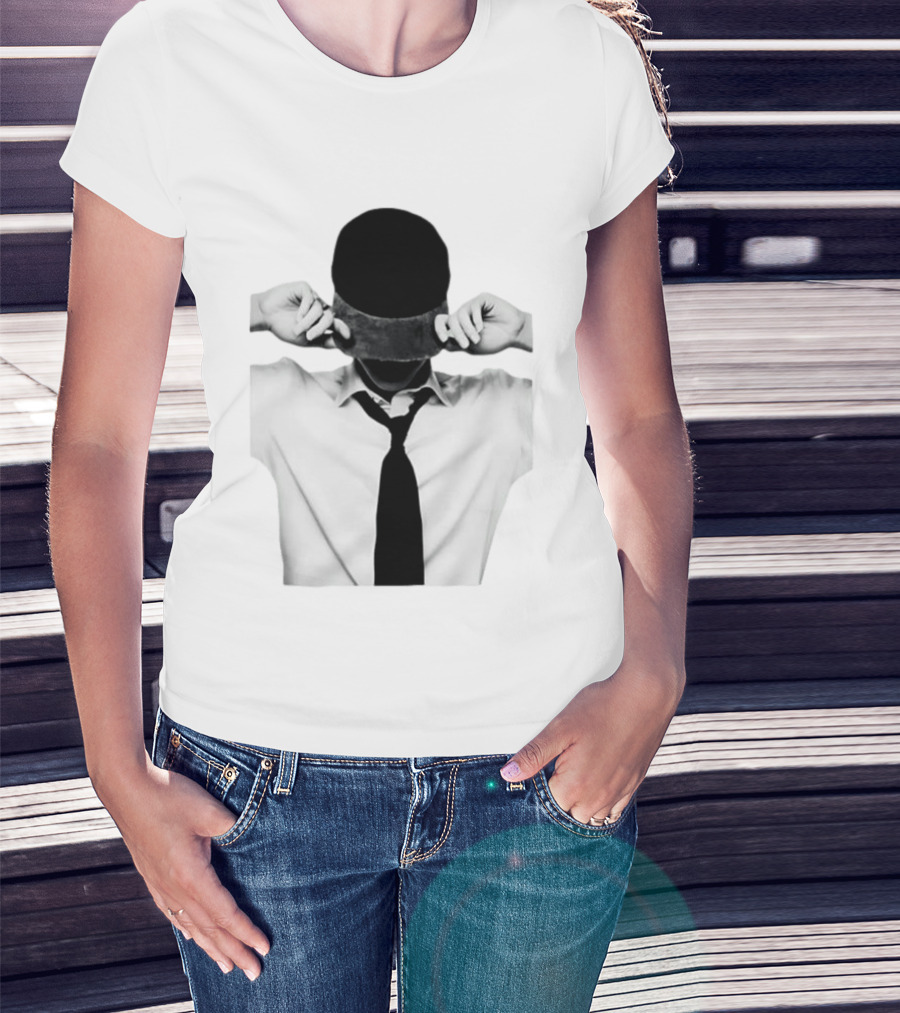 Jungkook BTS Black And White Cap And Tie T-Shirt