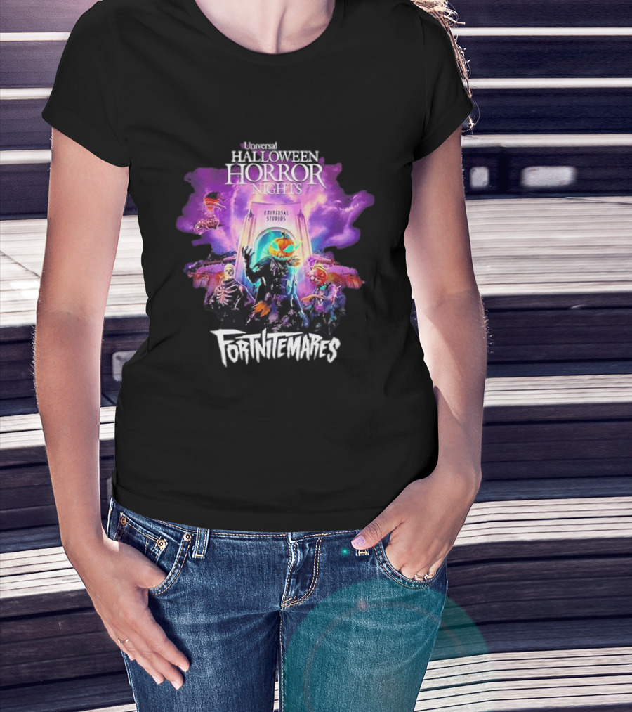 Universal Halloween Horror Nights 2026 Universal Studios Fortnitemares T-Shirt