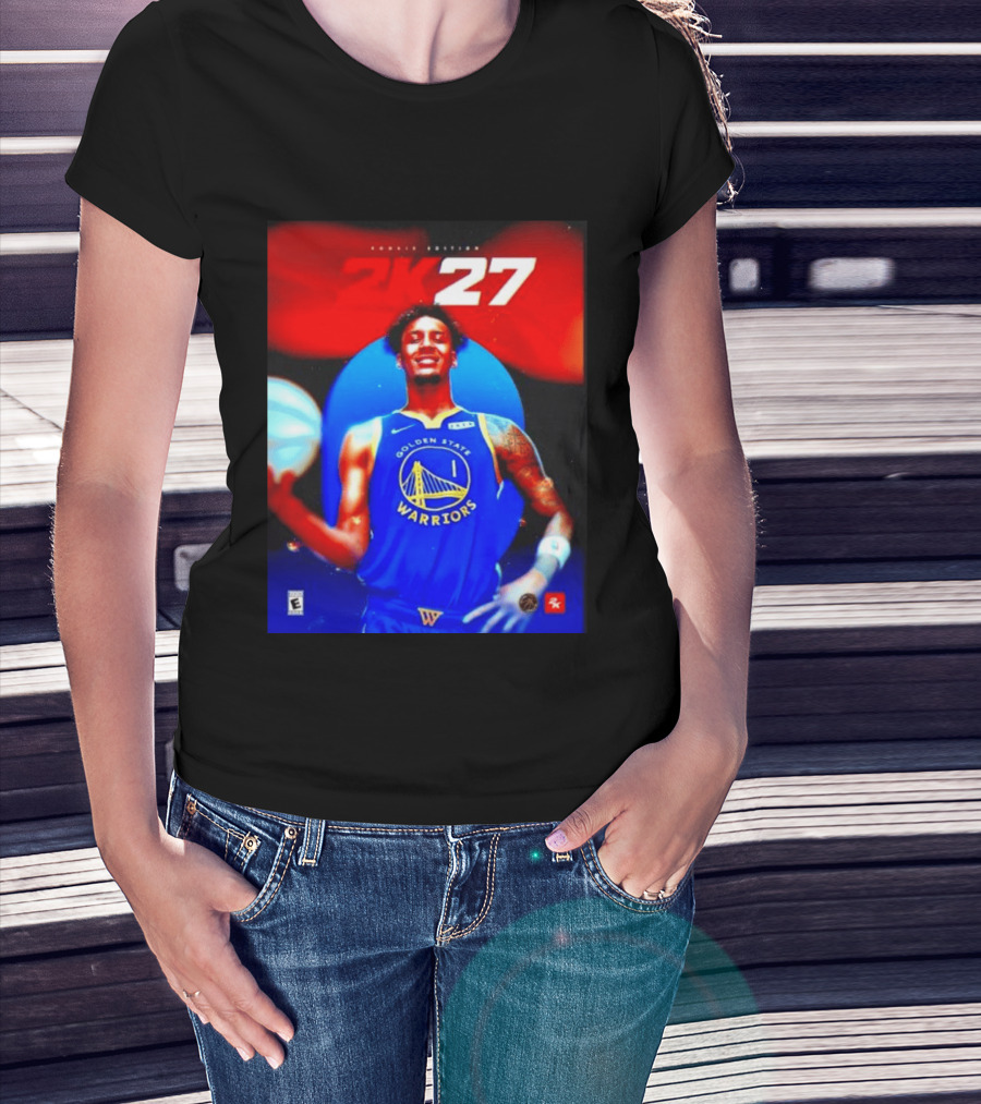 Golden State Warriors NBA 2K27 Rookie Edition Number One Player T-Shirt