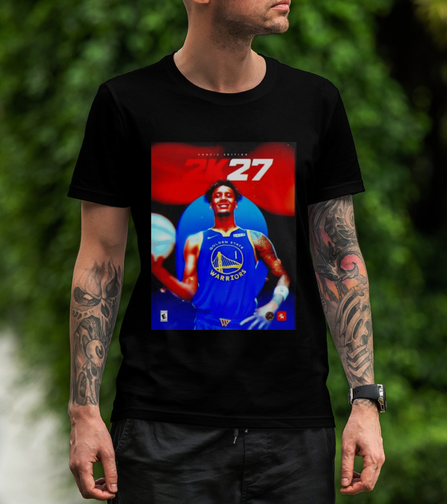 Golden State Warriors NBA 2K27 Rookie Edition Number One Player T-Shirt