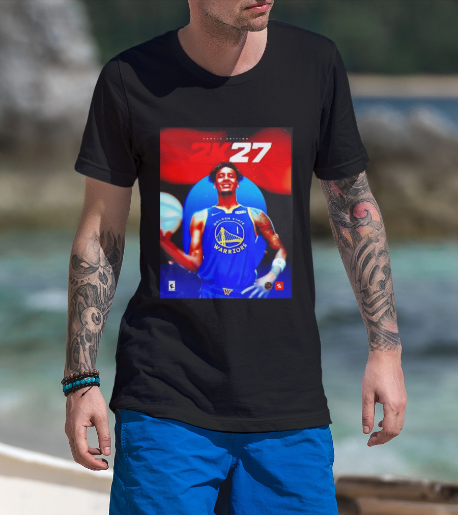 Golden State Warriors NBA 2K27 Rookie Edition Number One Player T-Shirt
