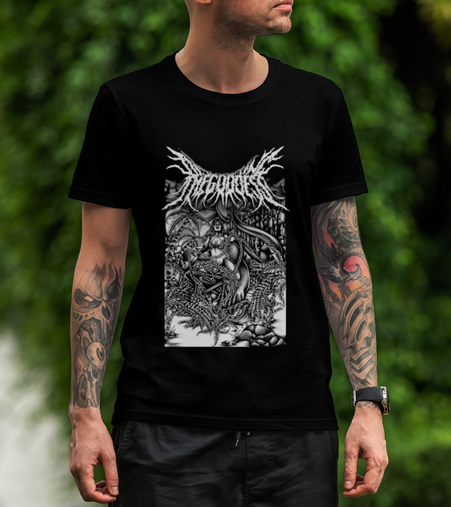 Impericon Store Disfiguring The Goddess Galapagos Metal Art Reptile Island T-Shirt