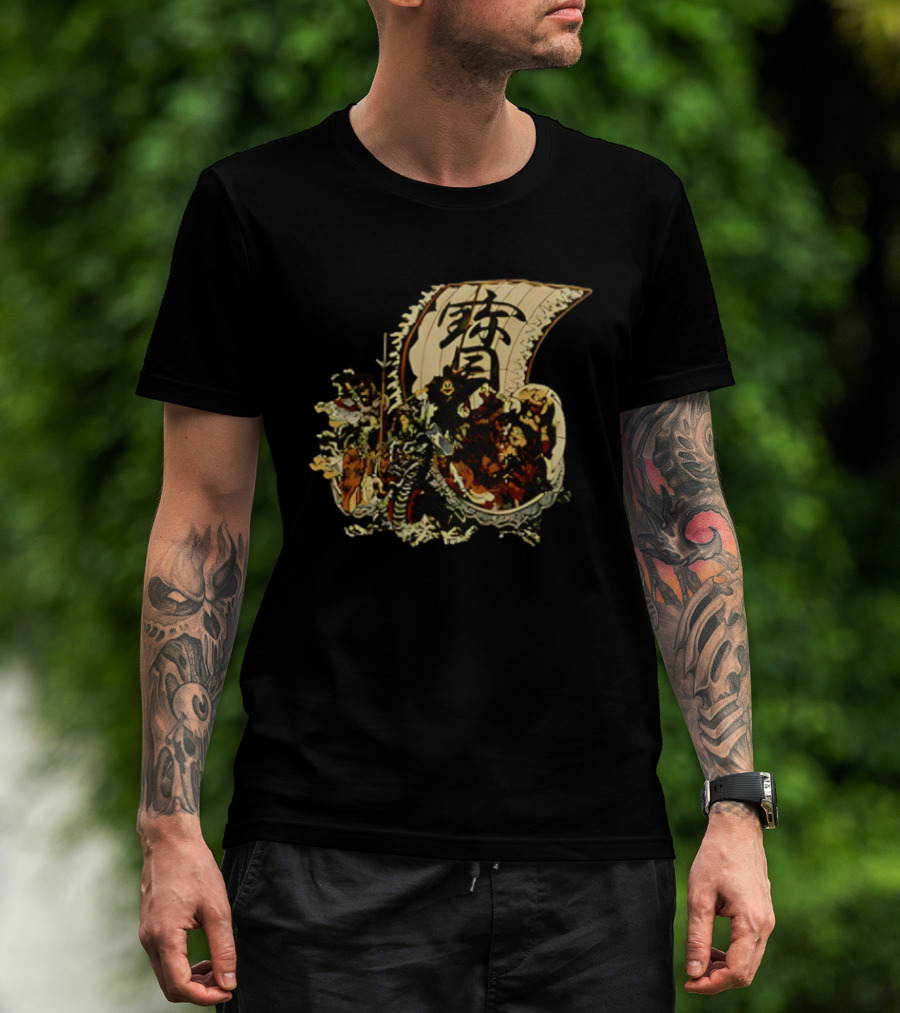 Seven Lucky Gods Japanese Shichi Fukujin Takarabune Treasure Ship T-Shirt