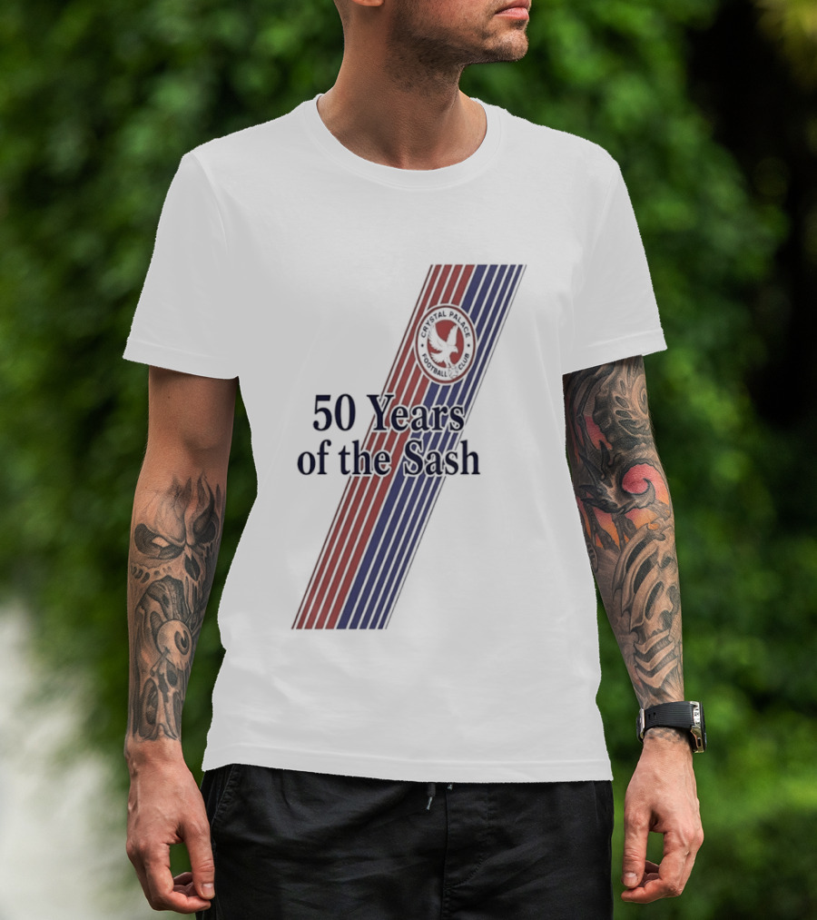 Crystal Palace 50 Years Of The Sash Anniversary Celebration T-Shirt