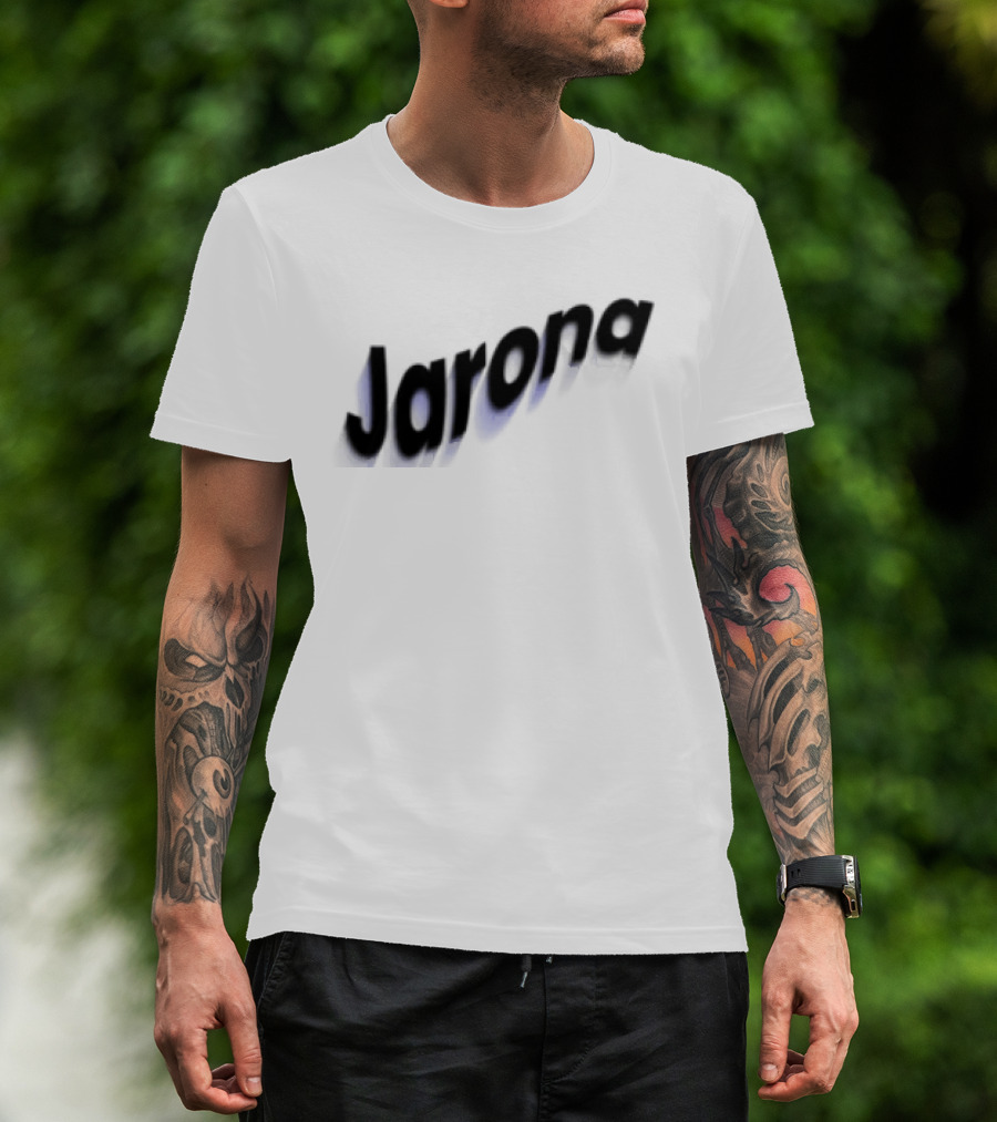 Jarona Paperboxmart Store Blue Black Gradient T-Shirt