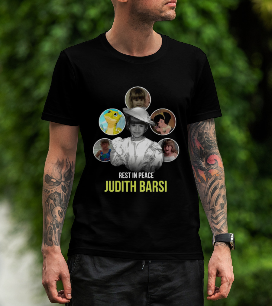 Rest In Peace Judith Barsi Tribute With Memorable Childhood Images T-Shirt