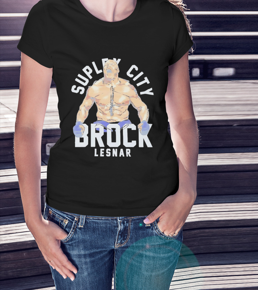 Brock Lesnar Suplex City The Beast Incarnate WWE Wrestling T-Shirt