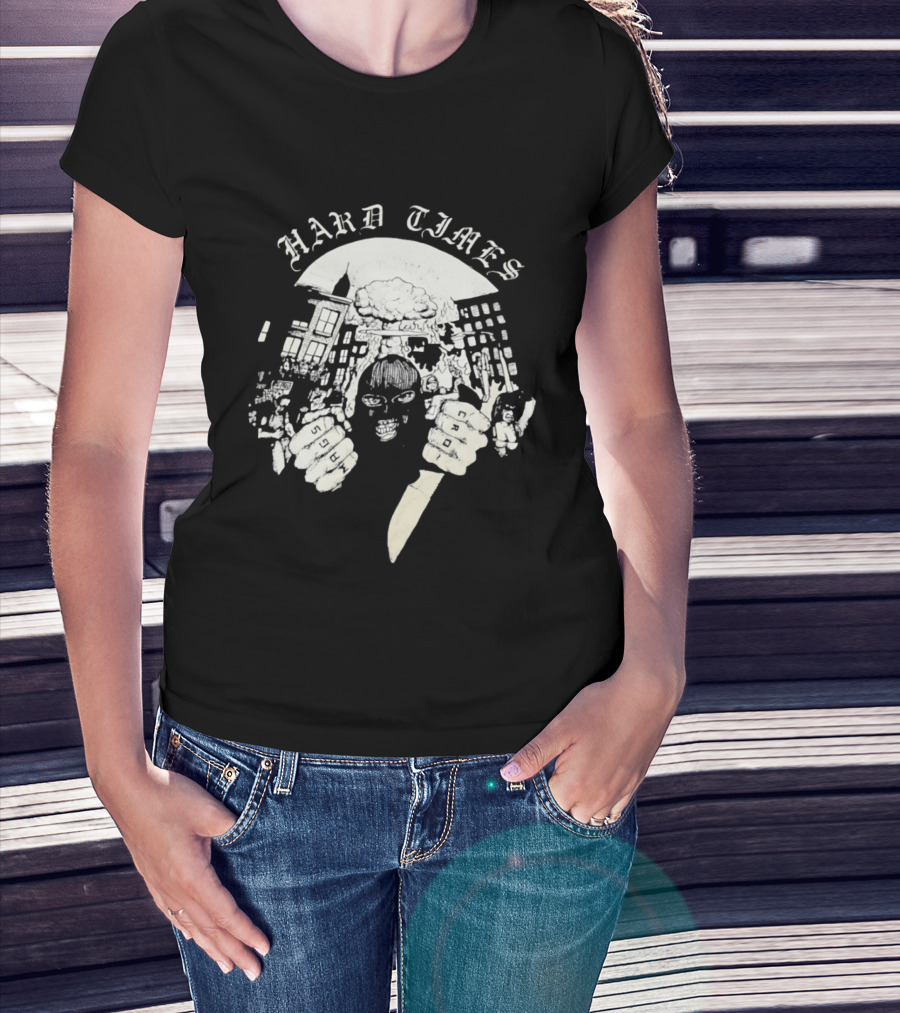 Hard Times Swags Cro Urban Masked Knife Figure Streetwear T-Shirt