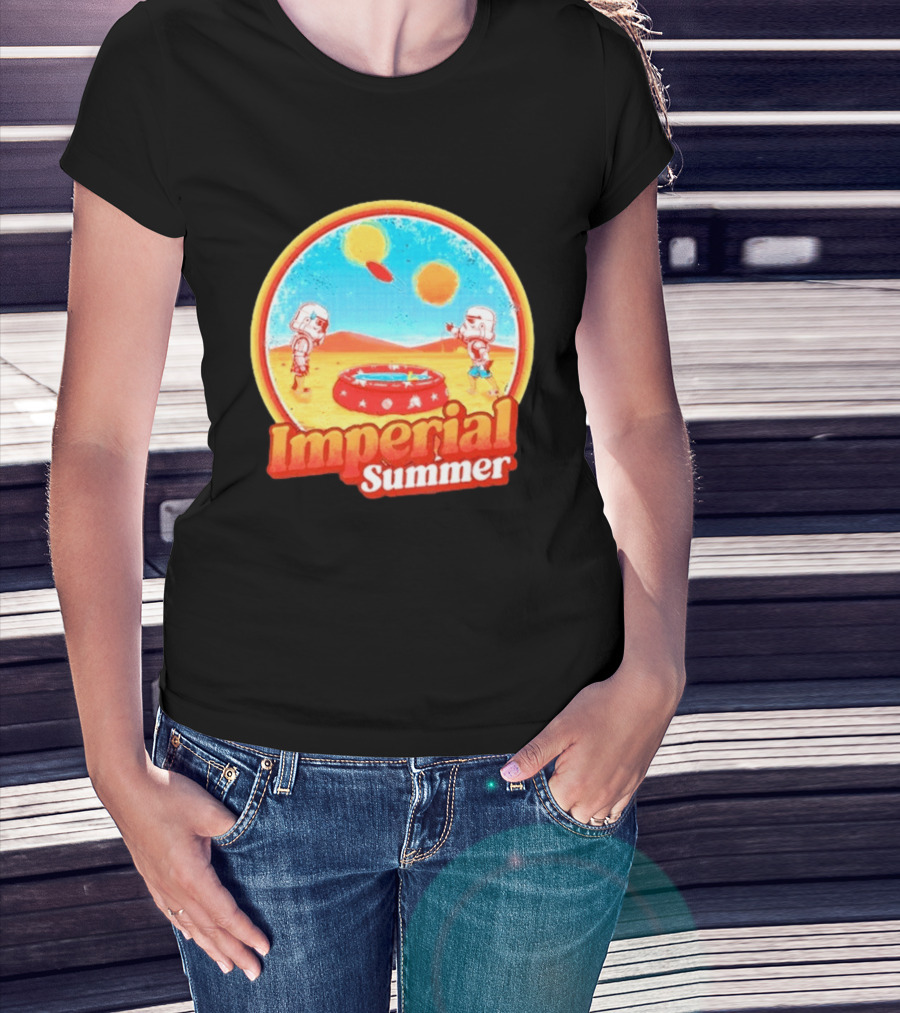 Summer Fun Star Wars Stormtrooper Imperial Beach Scene T-Shirt