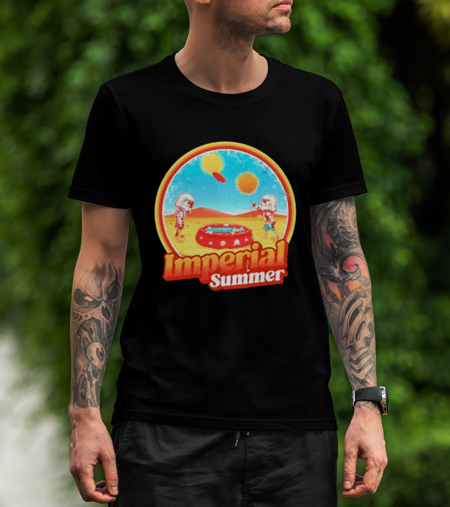 Summer Fun Star Wars Stormtrooper Imperial Beach Scene T-Shirt