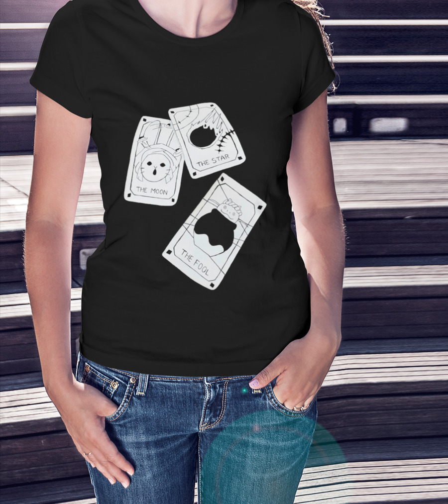 Studio Ghibli Tarot Cards The Moon The Star The Fool Collection T-Shirt