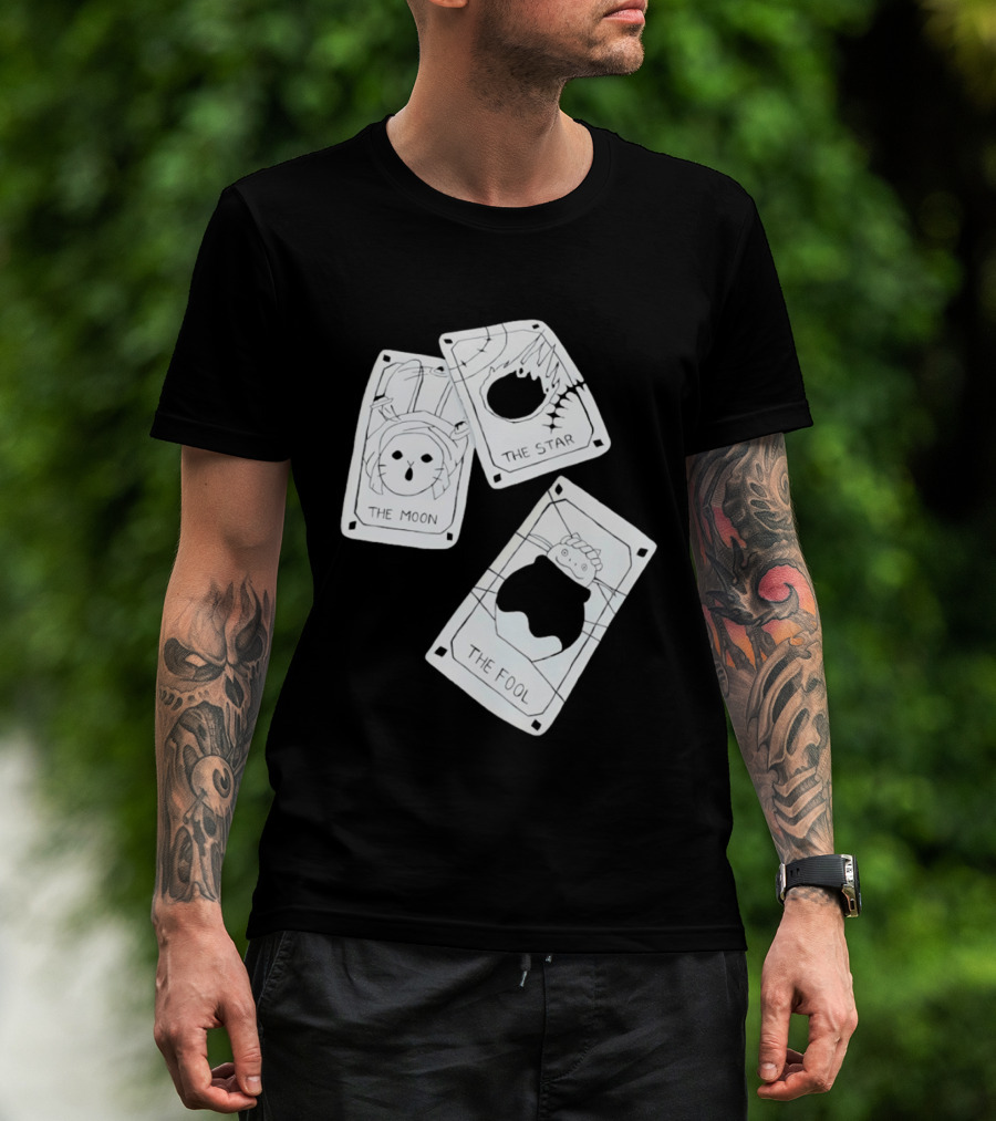 Studio Ghibli Tarot Cards The Moon The Star The Fool Collection T-Shirt