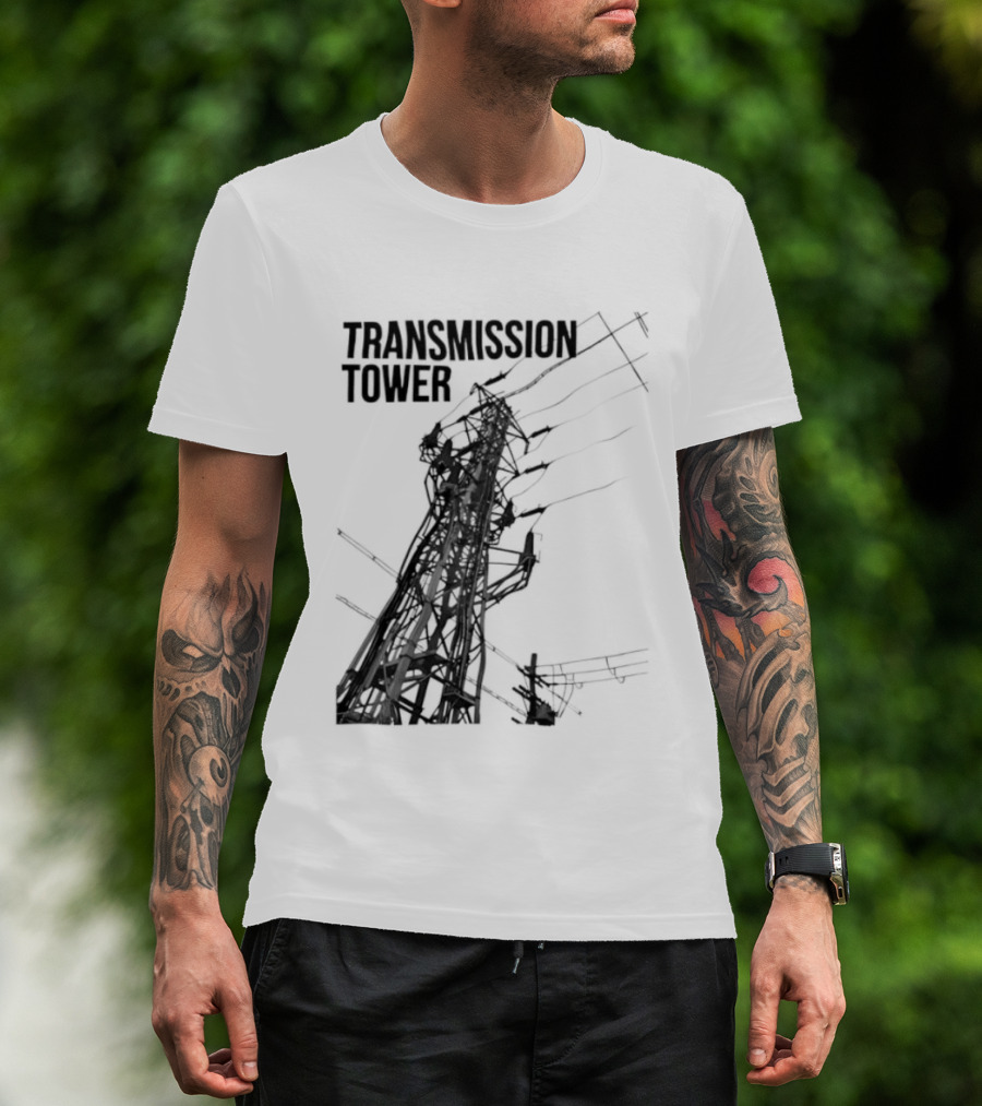 Transmission Tower Industrial Electrical T-Shirt