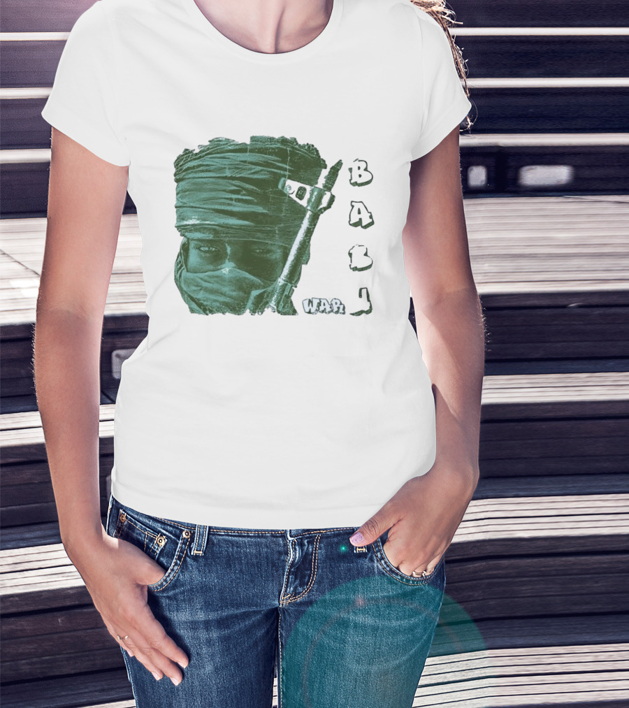 War Baby Soldier With Rifle And Turban T-Shirt