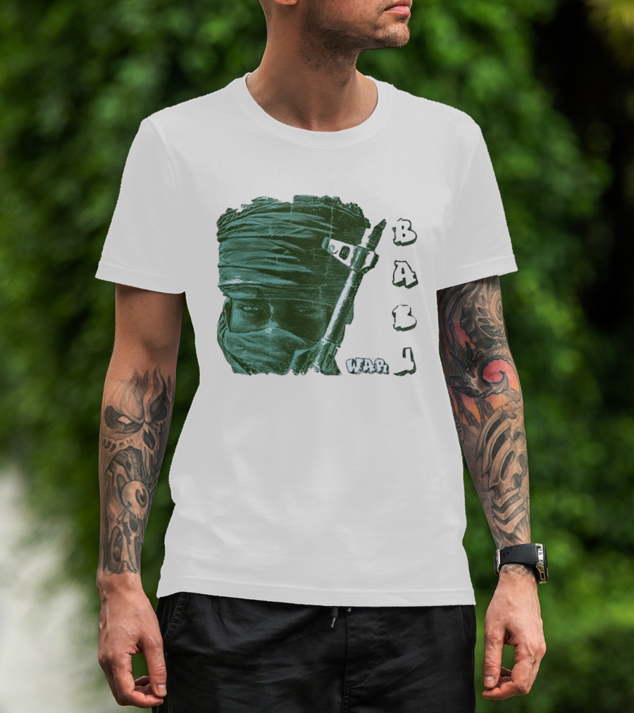 War Baby Soldier With Rifle And Turban T-Shirt