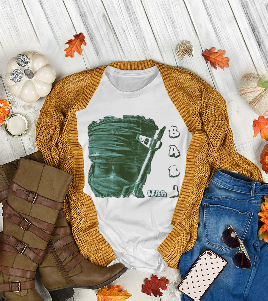 War Baby Soldier With Rifle And Turban T-Shirt