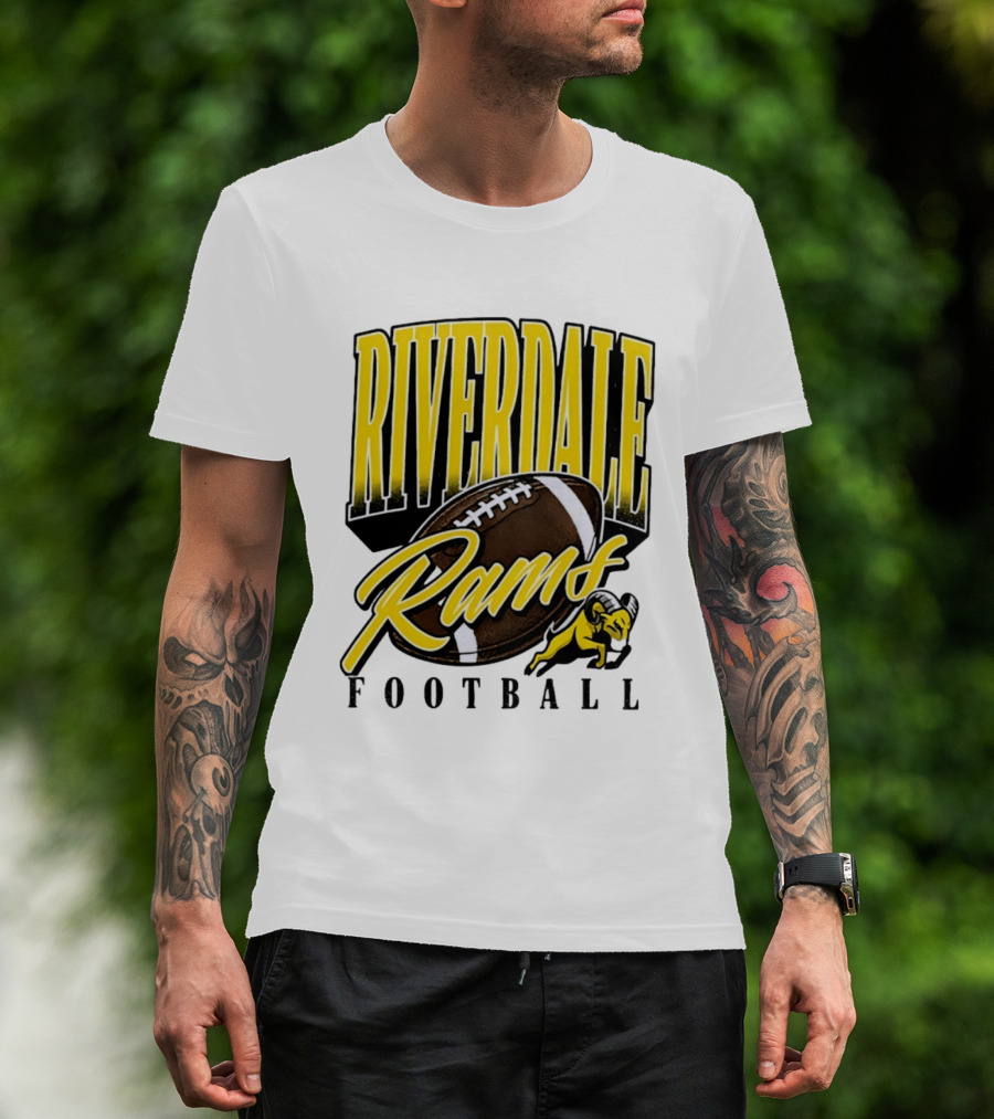 Riverdale Rams Football Varsity Sports Team T-Shirt