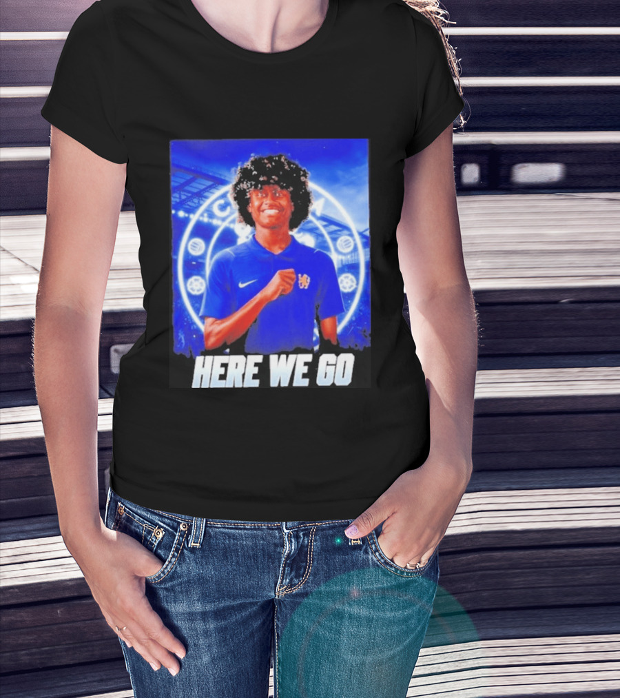 Benji Flowers Chelsea Football Here We Go T-Shirt