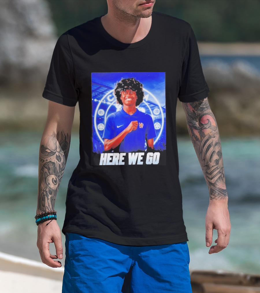 Benji Flowers Chelsea Football Here We Go T-Shirt