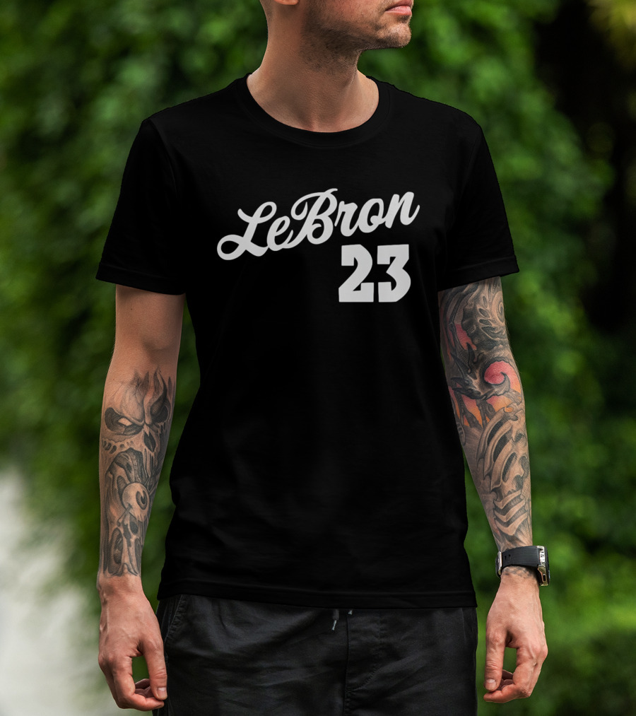 LeBron 23 Custom Name Number T-Shirt