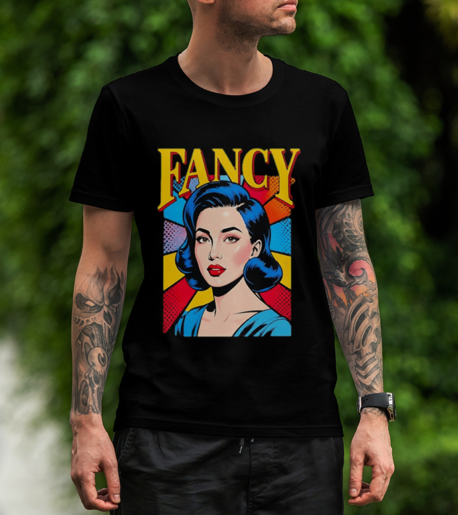 Fancy Pop Art Comic Woman T-Shirt