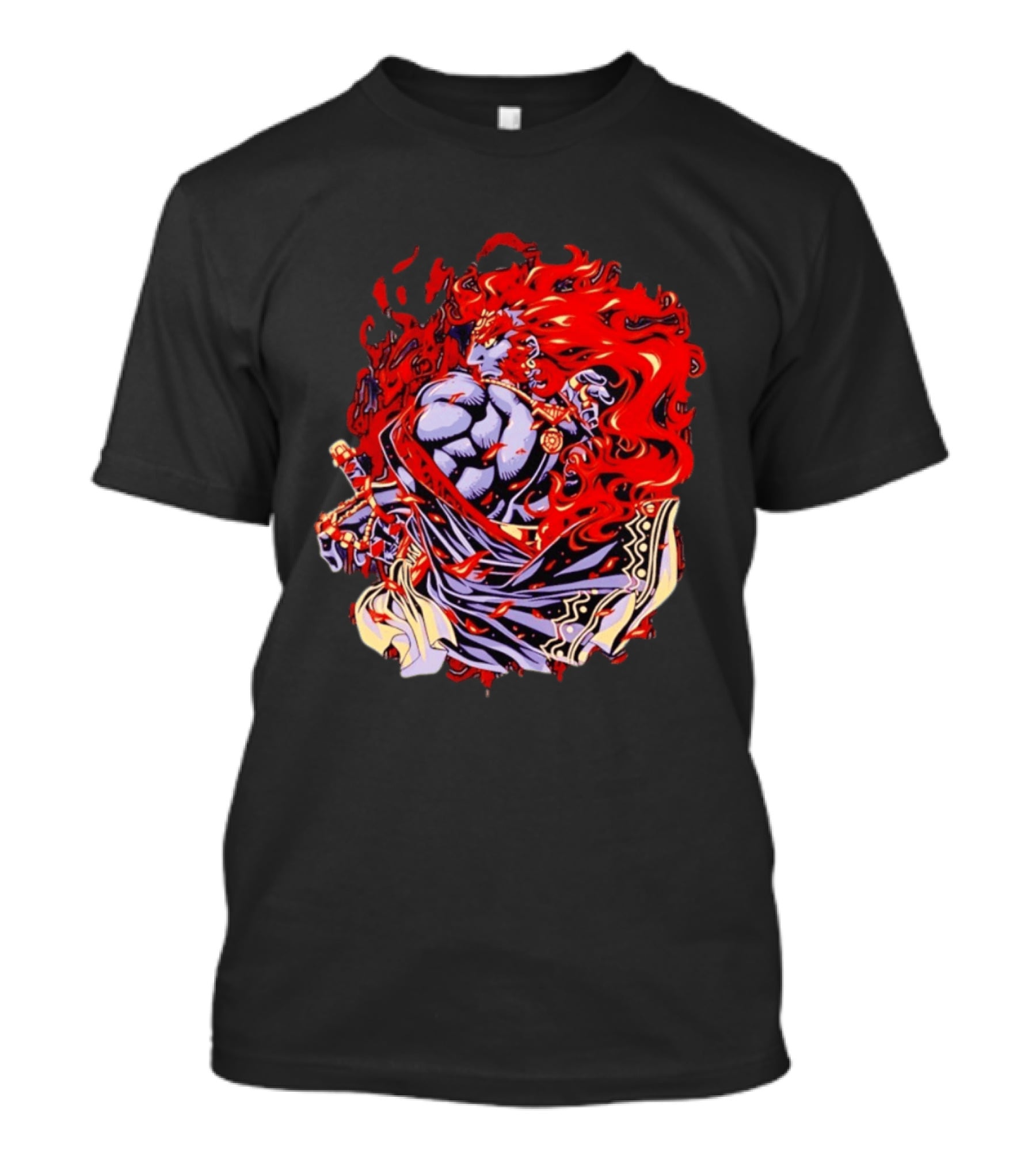 Ganondorf The Legend Of Zelda Dark King Of Gerudo Desert Fire Power T-Shirt