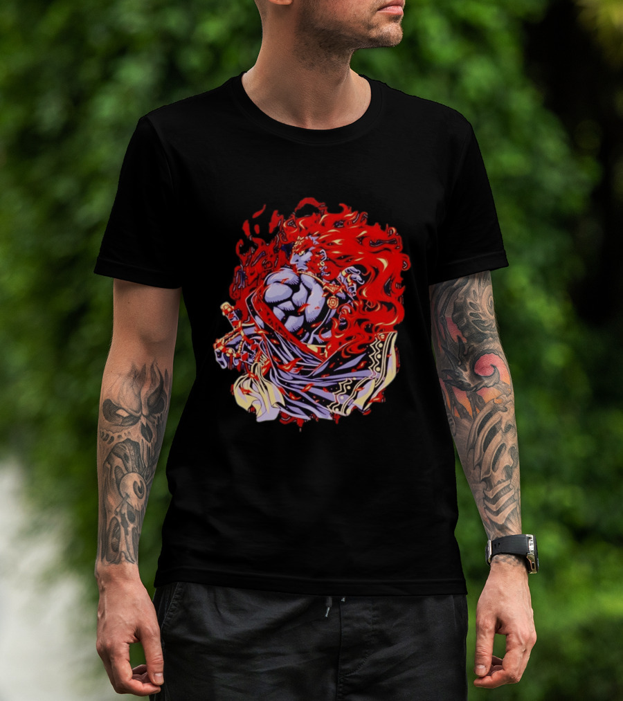 Ganondorf The Legend Of Zelda Dark King Of Gerudo Desert Fire Power T-Shirt