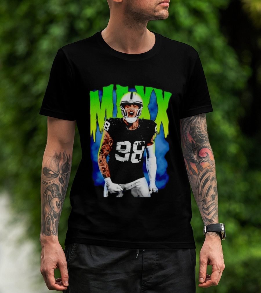 Maxx Crosby 98 Las Vegas Raiders Football Player Jersey T-Shirt