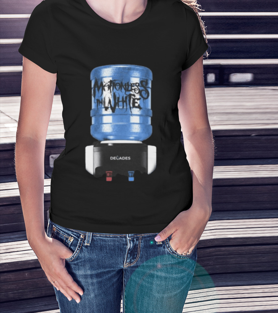 Motionless In White Coworker Band Of The Year Blue Water Cooler Decades T-Shirt