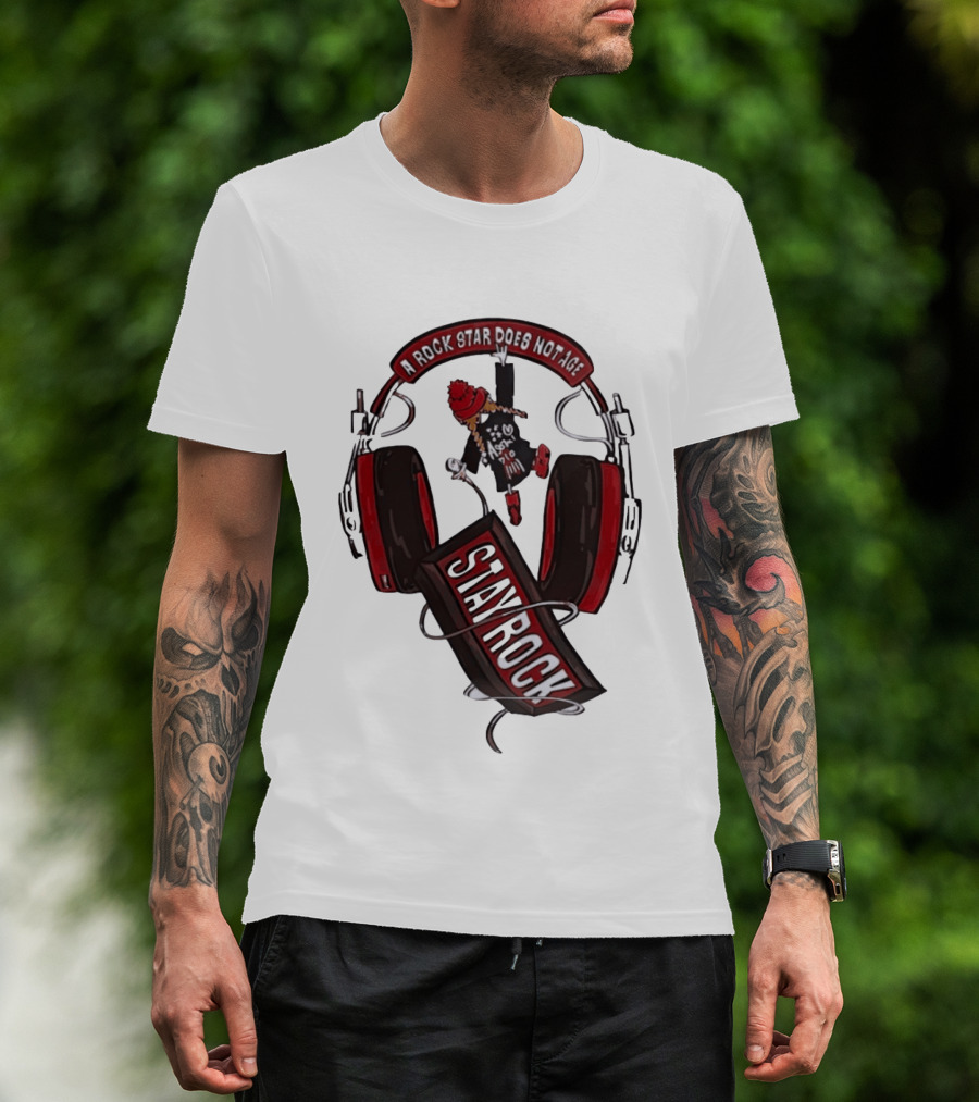 Stay Rock A Rock Star Does Not Age Music Lover T-Shirt
