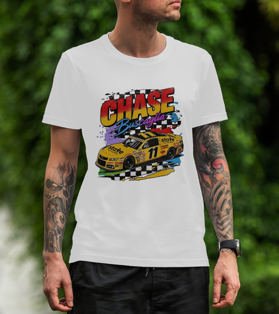 Chase Buscaglia Stave Racing Car 11 Bootleg T-Shirt
