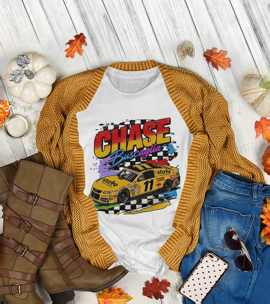 Chase Buscaglia Stave Racing Car 11 Bootleg T-Shirt