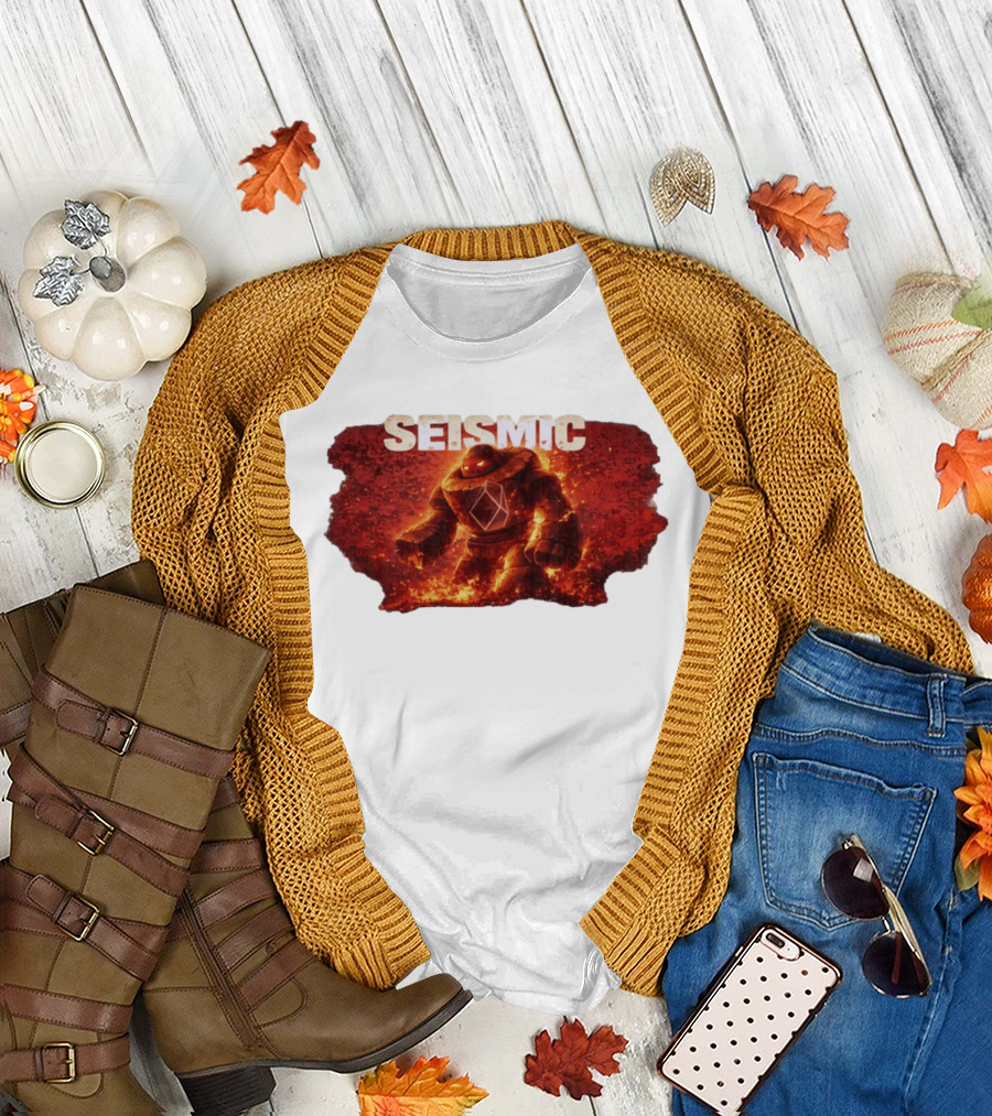 Seismic Magnitude Lava Golem Erupts With Power T-Shirt