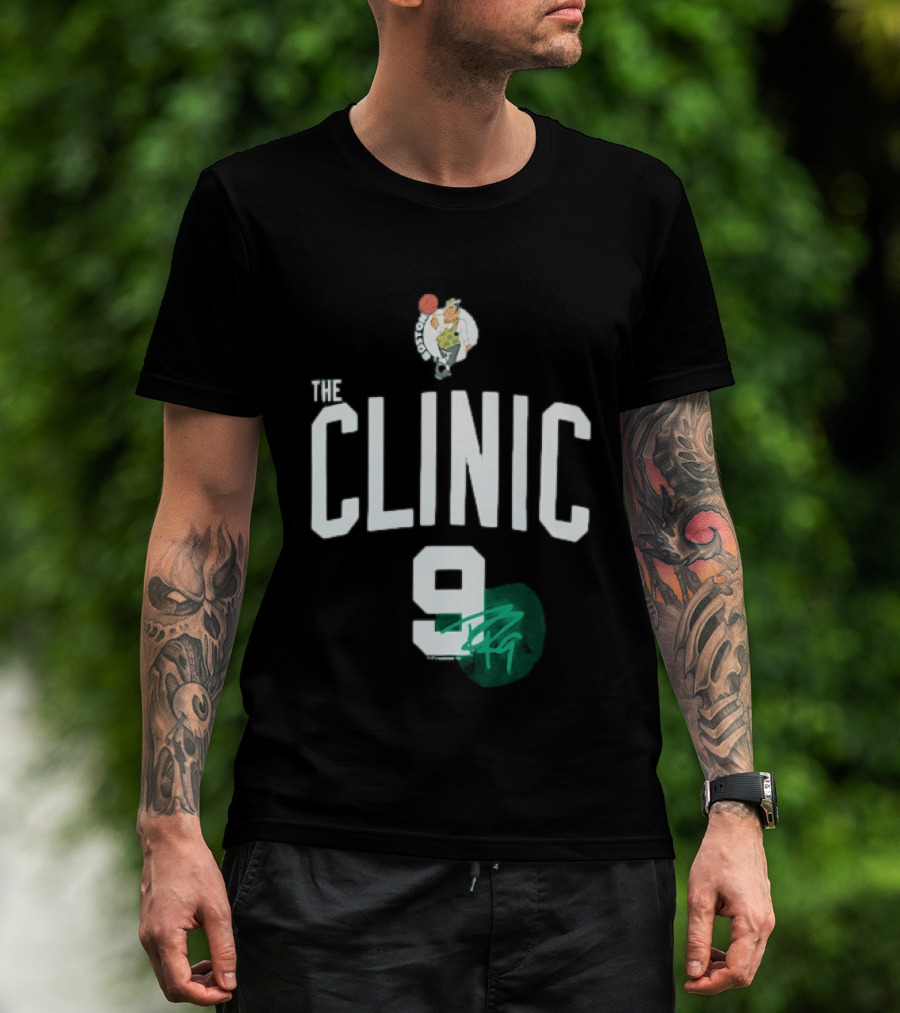 Boston Celtics The Clinic 9 Rajon Rondo Signature T-Shirt