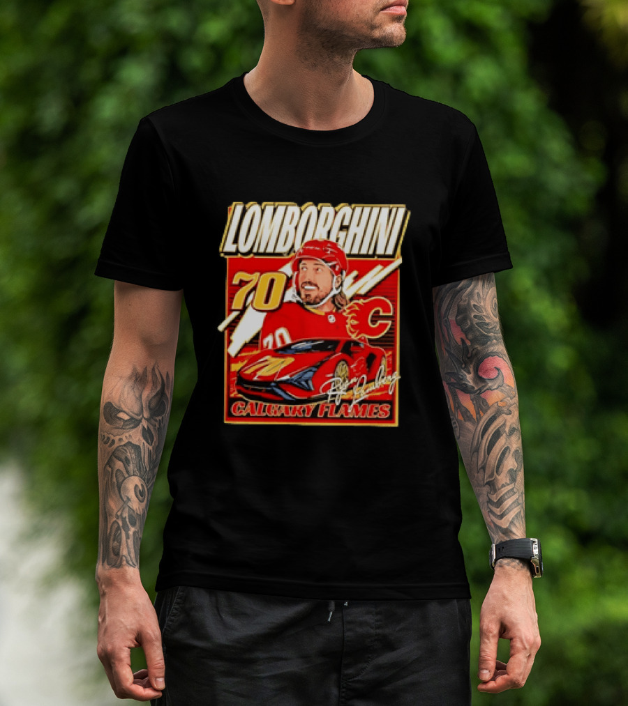 Lomborghini Ryan Lomberg 70 Calgary Flames T-Shirt