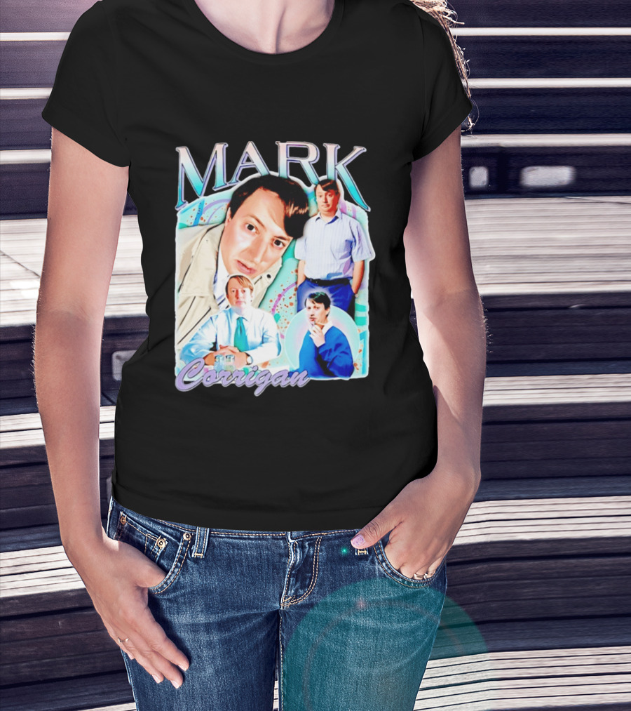 Mark Corrigan Peep Show Character Collage T-Shirt