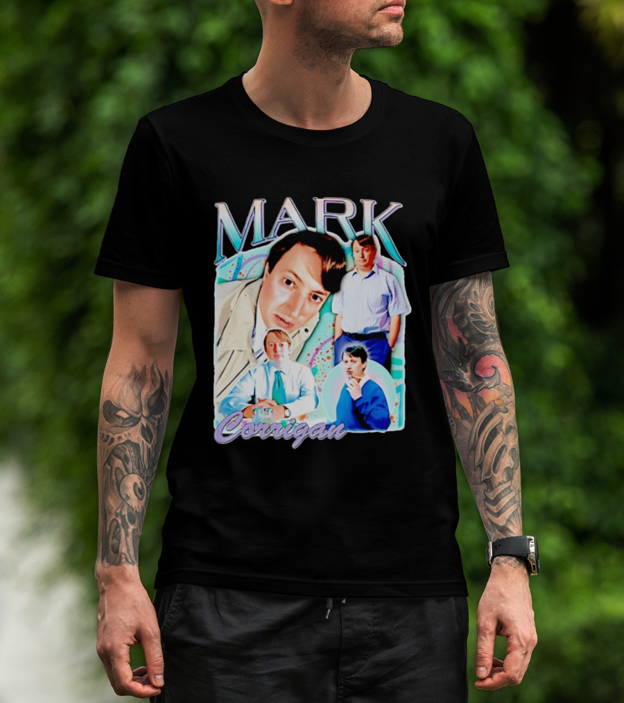Mark Corrigan Peep Show Character Collage T-Shirt