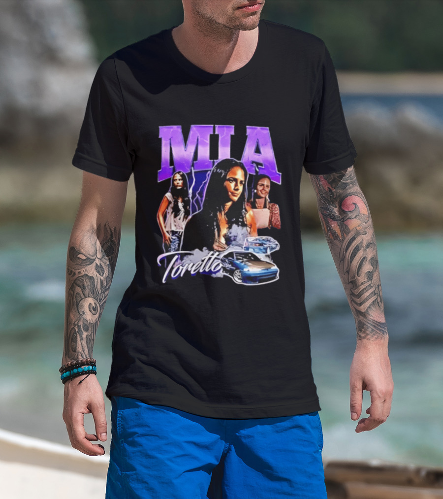 Mia Toretto Fast And Furious Movie Character Car Scene T-Shirt