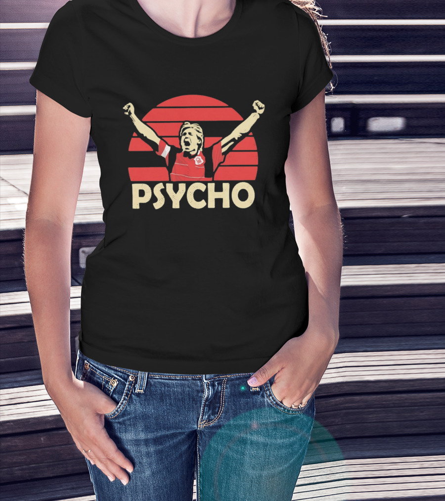 Stuart Pearce Nottingham Forest Psycho Footballer T-Shirt