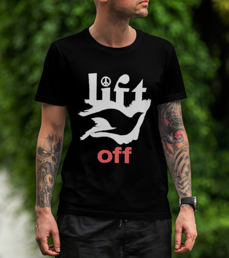 Peace Sign Lift Off Doves T-Shirt