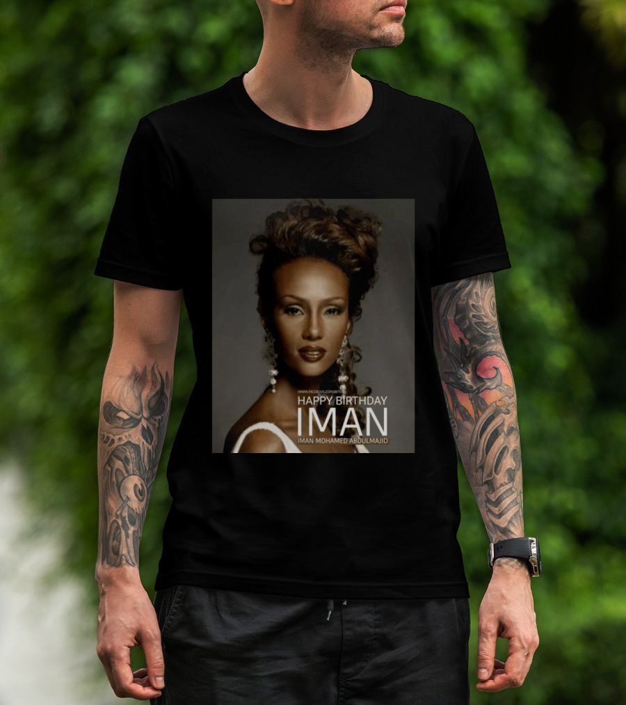 Happy Birthday Iman Mohamed Abdulmajid Celebration T-Shirt