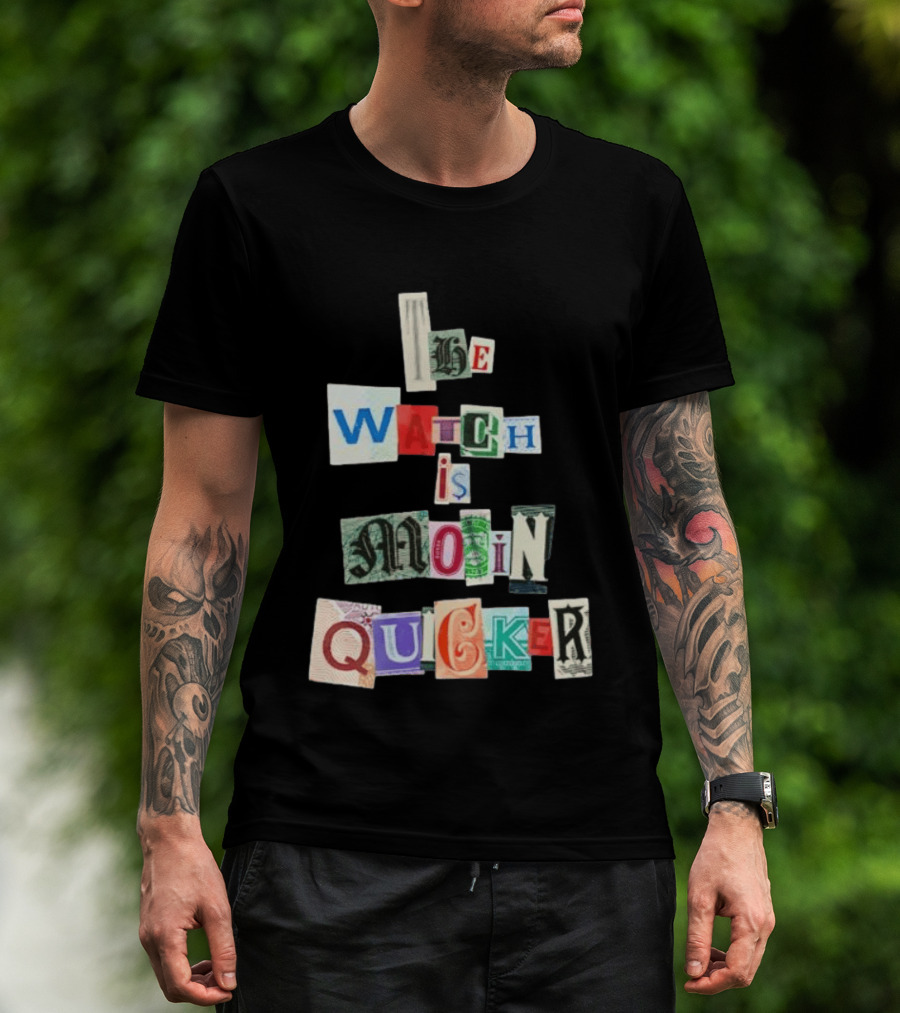 The Is Moin Quicker Collage T-Shirt